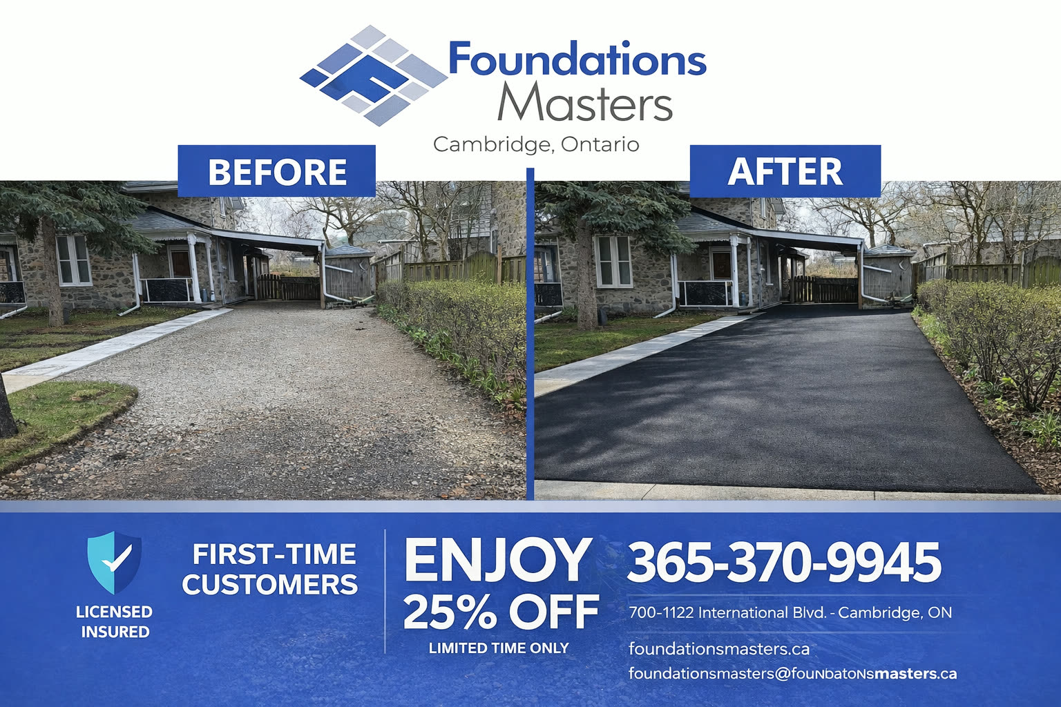 Driveway — Before & After