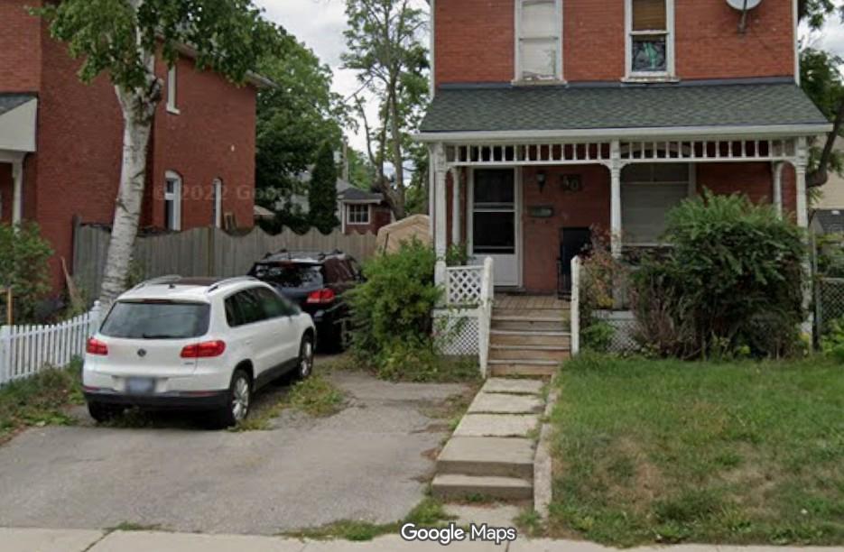 Driveway repaving – before