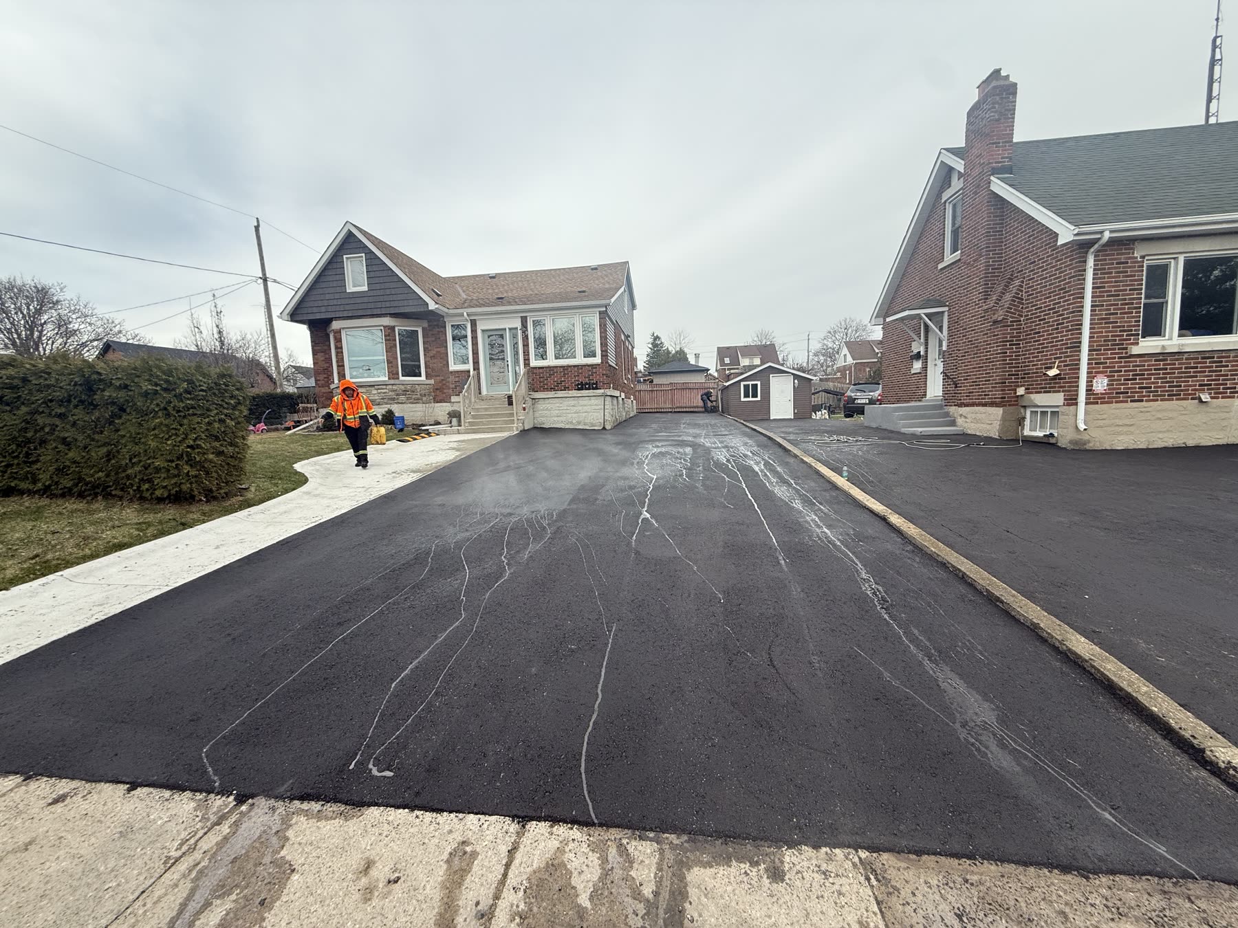 Finished Asphalt Driveway